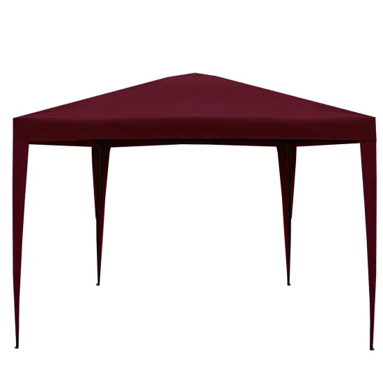 Northlight 10' x 10' Burgundy Pop-Up Outdoor Canopy Gazebo Red {1}