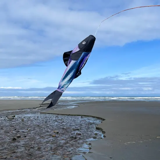 In the Breeze 5127 - 48" Whimsical Fish Windsock - Colorful, Unique Fishsock {3}