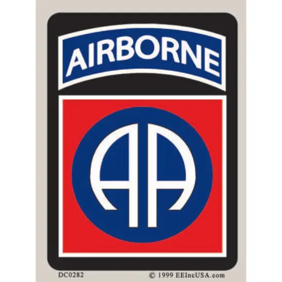 US Army Airbone Sticker (3"x4-1/4") {1}