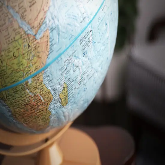 Atlantis 12" Diameter Blue Ocean World Globe with Full Meridian {3}