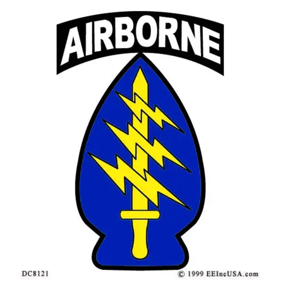 U.S. Army 5th Airborne Sticker 3-1/4"X3-1/2" {1}
