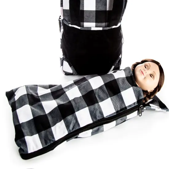 The Queen's Treasures 18in Doll Buffalo Check Sleeping Bag Fits American Girl {5}