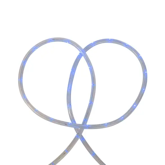 Northlight Flexible Incandescent Outdoor Christmas Rope Light - Blue - 18' Clear Wire {5}