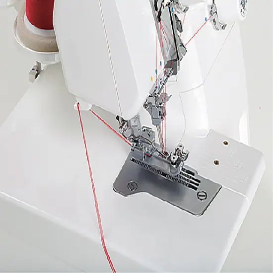 Juki MCS-1500 Cover Stitch and Chain Stitch Sewing Machine {5}