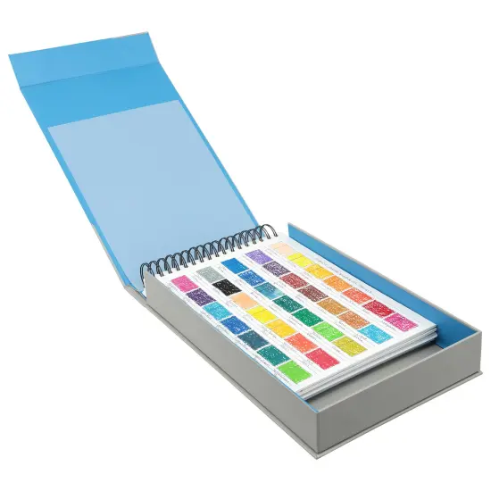 HG Art Concepts Painters Watercolor & Mixed Media Diary With Binder Case - 9x12" Spiral-Bound Acid-Free Color Swatch Book {3}