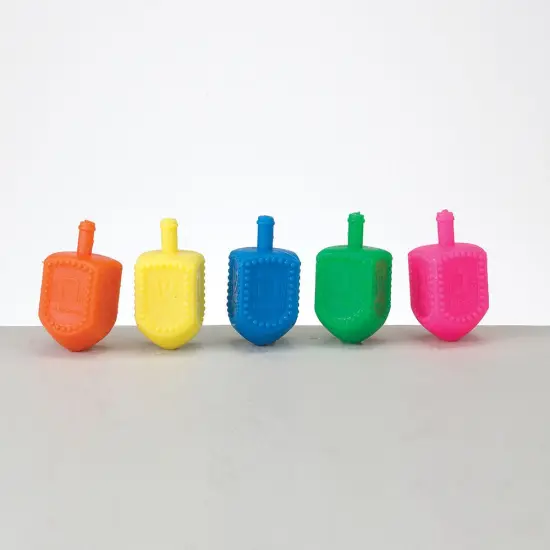Rite Lite "Jar" of Dreidels, Spin the Dreidel Hanukkah Game with 25 Multi-Color Pieces {3}