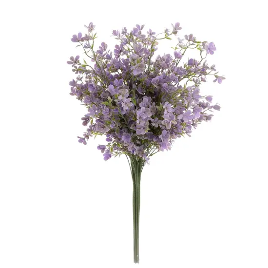 Grand Verde Forget-Me-Not Tall Artificial Flowers 29&rdquo; Long Stems Real-Touch Faux Bouquet, 5pcs Bundle Soft Pink {7}