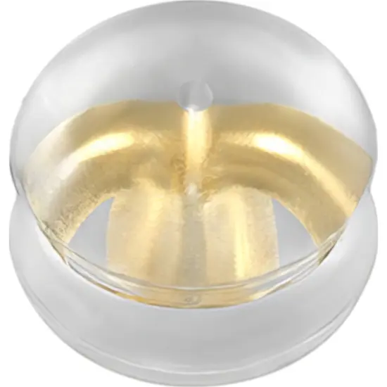 2 14K Yellow Gold Friction Ear Nut with Silicone Cushion 6.5mm Wide&nbsp;x 5.2mm High {2}