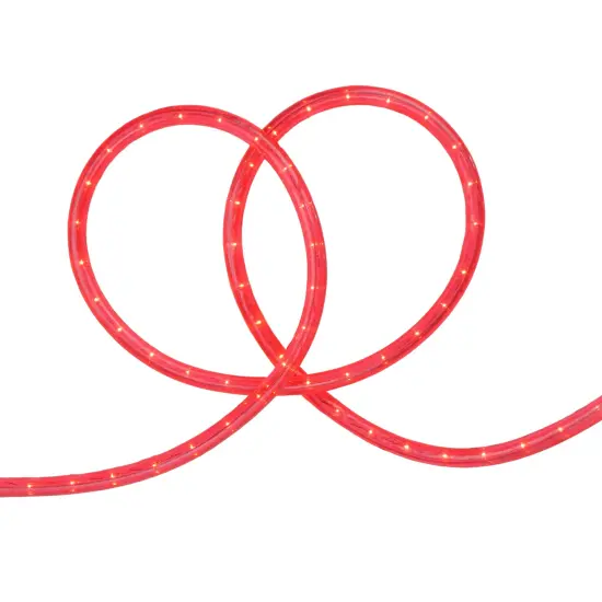 Sienna LED Christmas Rope Lights - Deep Pink Tube - Clear Lights - 18' {4}