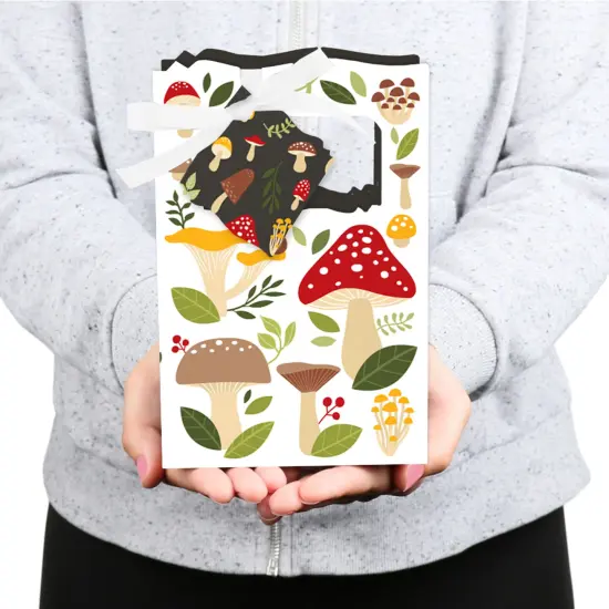 Big Dot of Happiness Wild Mushrooms - Red Toadstool Party Favor Boxes - Set of 12 {6}