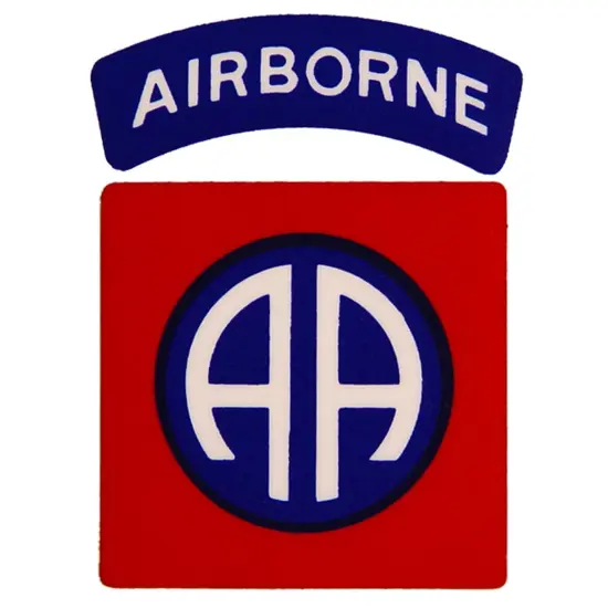 U.S. Army 82nd Airborne Sticker 3-1/4" {1}