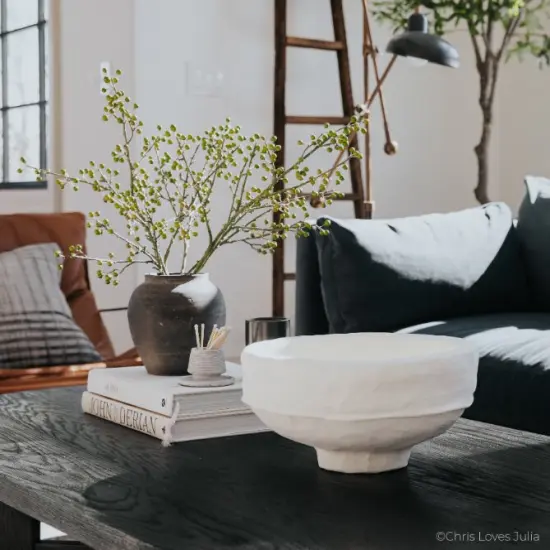 Summer EcoFaux Artificial Green Ilex Berry Branch {5}