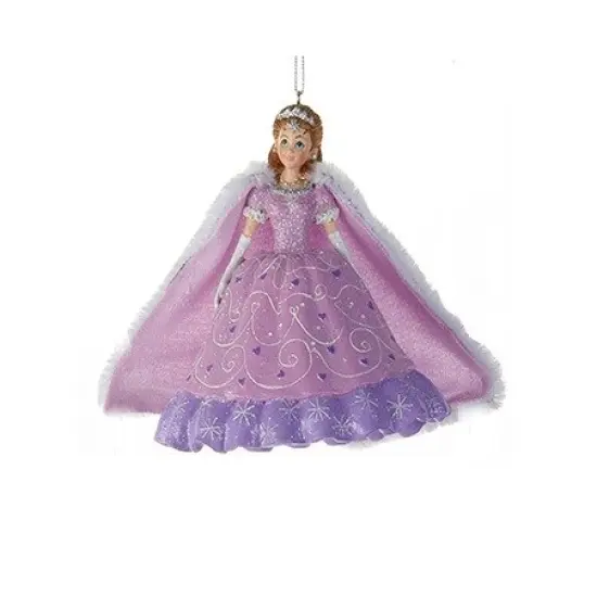 Kurt Adler Purple Princess with Cape Christmas Ornament - 4.25" {1}