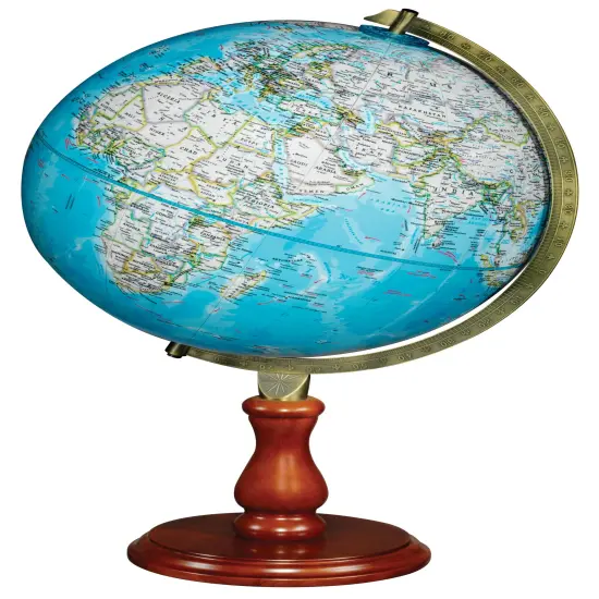 National Geographic Hudson 12" Diameter Blue Ocean World Globe {1}