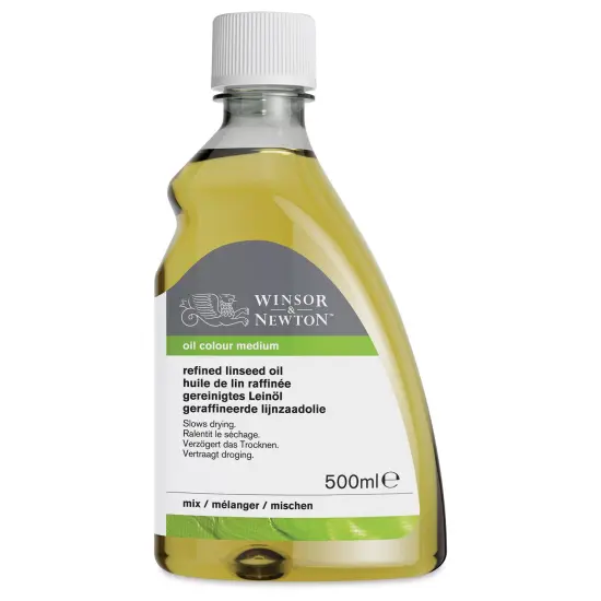 Winsor & Newton Refined Linseed Oil - 500 ml bottle {1}