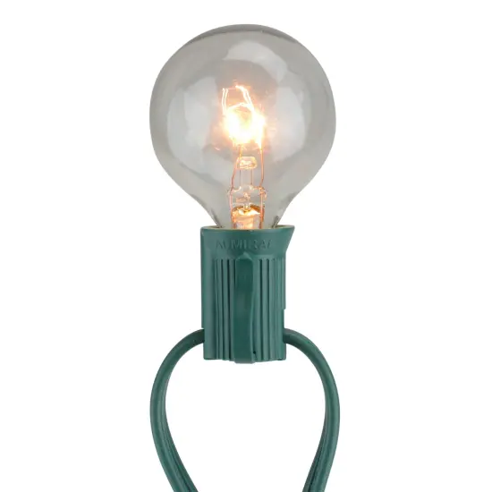 Northlight Transparent G40 Globe Christmas Replacement Bulbs - Clear - 4ct {3}