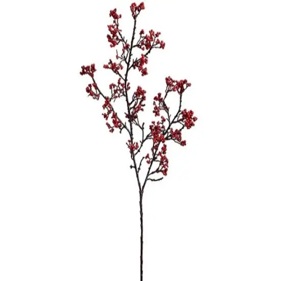 Allstate Mini Berries Artificial Branch Spray - 35" - Red and Brown {1}