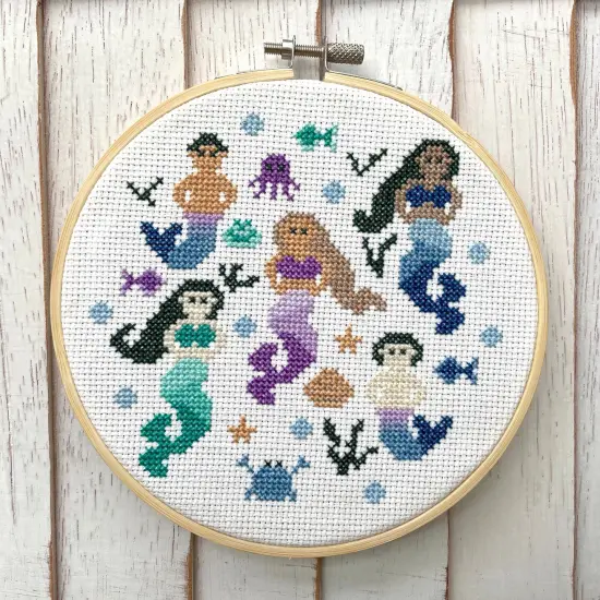 Mermaid Counted Cross Stitch Kit {2}