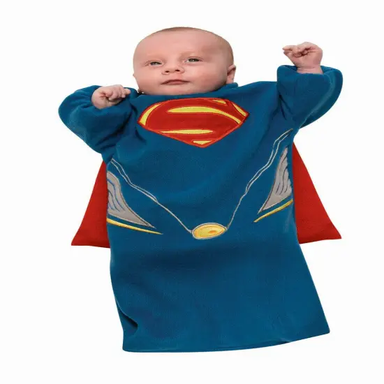 Rubies Man of Steel Superman Bunting Costume With Cape - Newborn Multicolor {1}