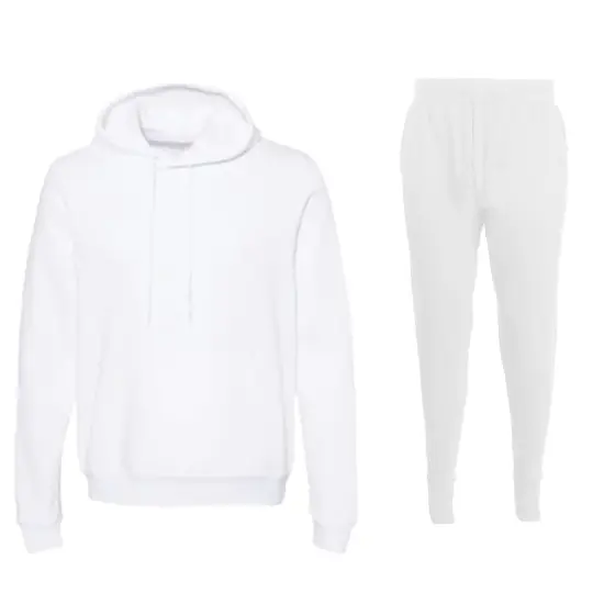 Men's Winter Sports Tracksuit & Hoodie Set Whtie {1}