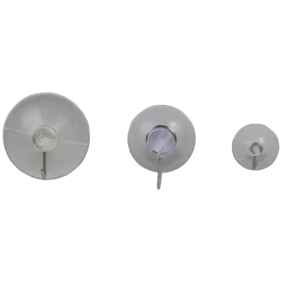 Northlight Set of 12 Assorted Clear Hanging Christmas Suction Cups {3}