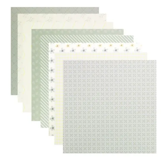Craft Perfect Double-Sided Cardstock 6"X6 24/Pkg-Spring Meadow {3}