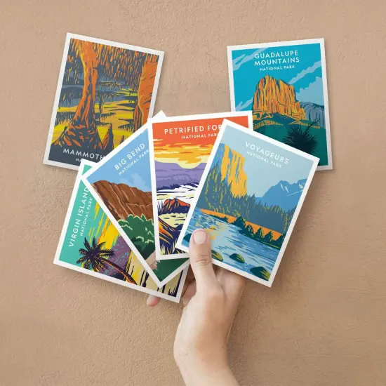 National Park Greeting Cards | USA Park Post Cards | Parks Souvenir Cards | Big Bend Post Card | National Parks Set | Virgin Islands Postcard {4}