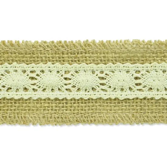 10 Yards of Becky Jute Lace Trim | 10 yard cut {1}