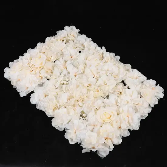 Artificial Fake Flower Hydrangea Wall Panel Banquet Wedding Backdrop Wall {2}