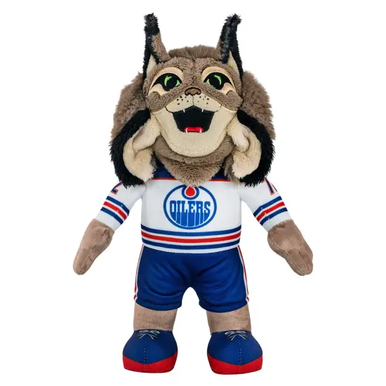 Bleacher Creatures Edmonton Oilers Hunter 10" Mascot Plush Figure (Road Uniform) {1}