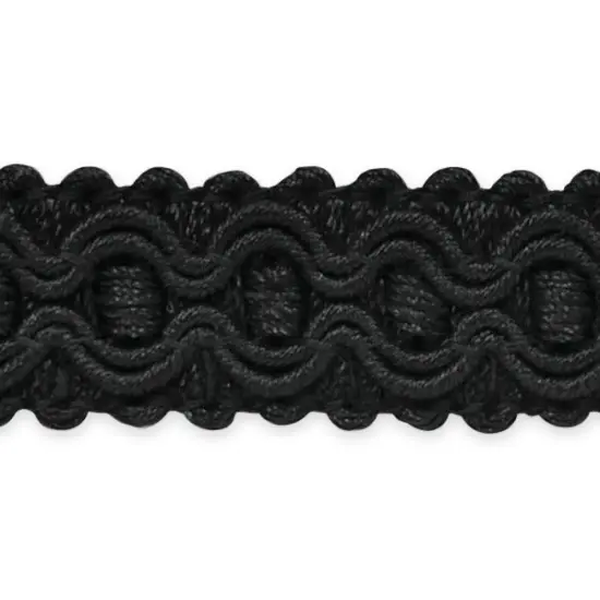 20 yards of Gabrielle Decorative Braid Trim | 20 yard cut Black {1}