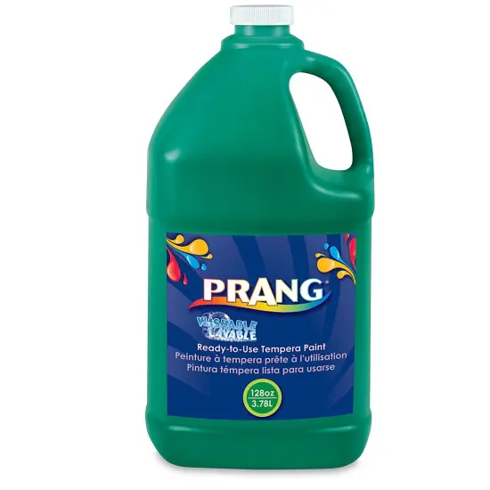 Prang Ready-To-Use Washable Tempera Paint - Green, Gallon {2}