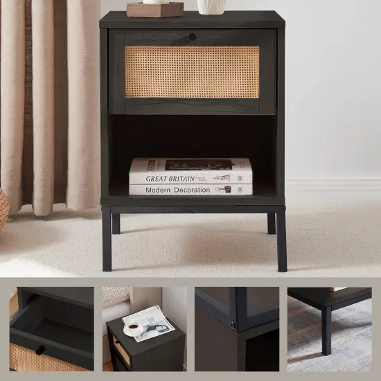 Nestl Small Night Stand End Table {8}