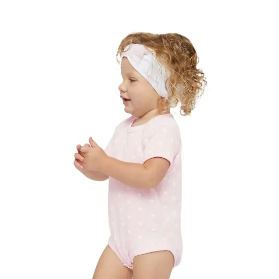 Rabbit Skins&reg; Infant Baby Rib Bodysuit Short Sleeve Light blue {6}