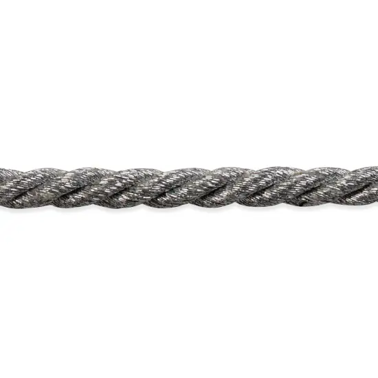 20 yards of Phoenix 3/32" inch Metallic Twisted Cord Trim Metallic Silver {1}