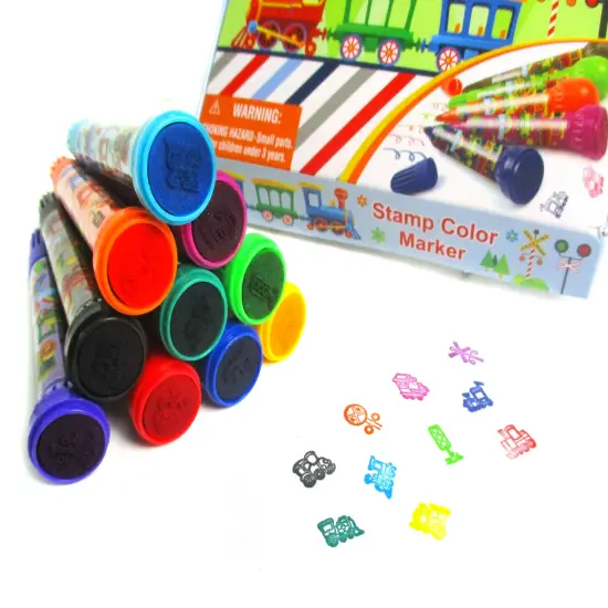 Train Stamp Marker Set - Set of 10 {5}