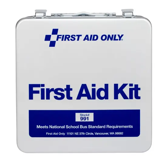 50 Person Unitized Metal Bus First Aid Kit {1}