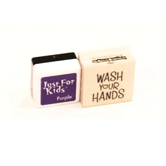 Just for Kids&reg; Wash Your Hands Herokids Stamp With Ink, Pack of 3 {3}
