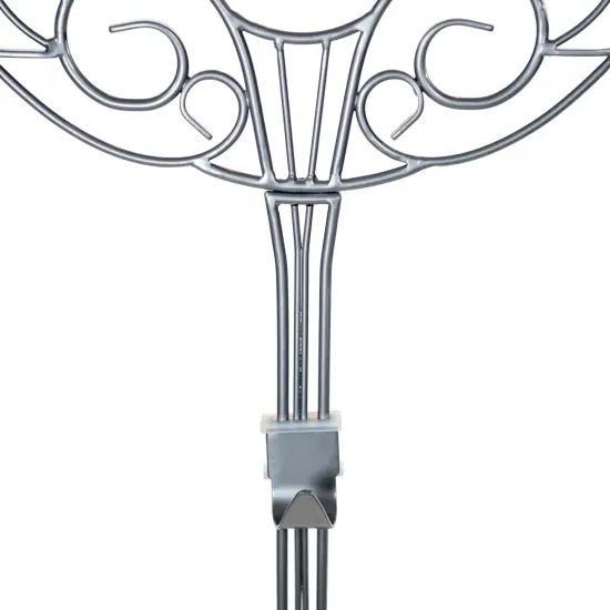 Adjustable Wreath Hanger for Door - Antler Silver {5}