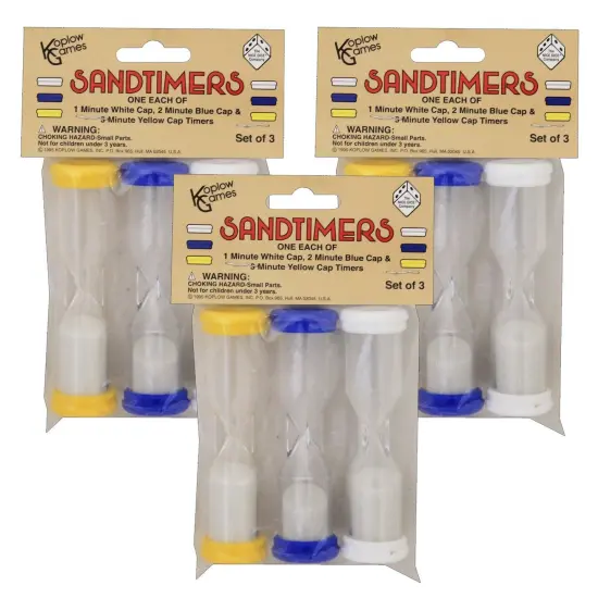 Sandtimer Combo, 3 Per Set, 3 Sets {1}