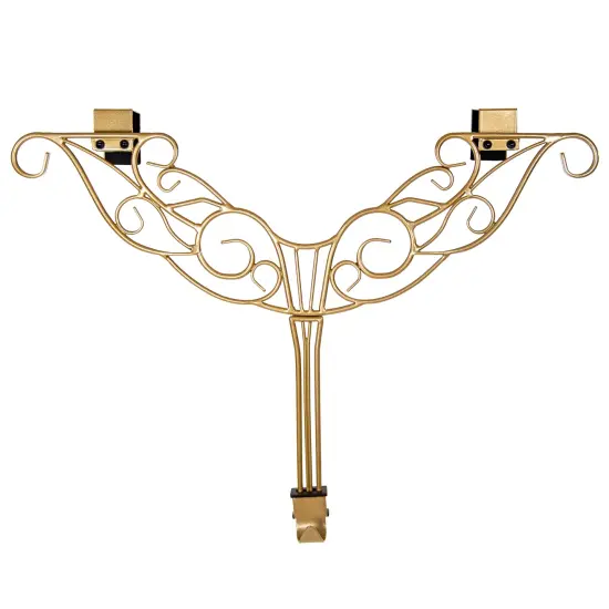 Adjustable Wreath Hanger for Door - Antler Gold {3}