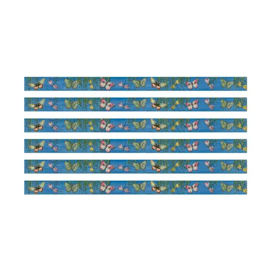 Curiosity Garden Butterfly Deco Trim&reg;, 37 Feet Per Pack, 6 Packs {1}