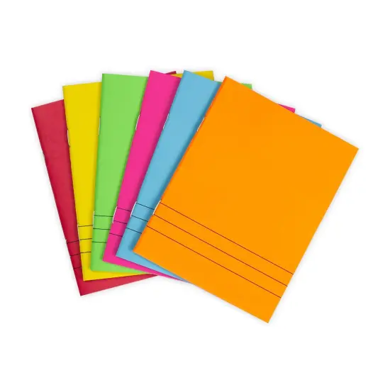 Bright Colors Lined Blank Books - 4.25 x 5.5" - Pack of 24 {3}