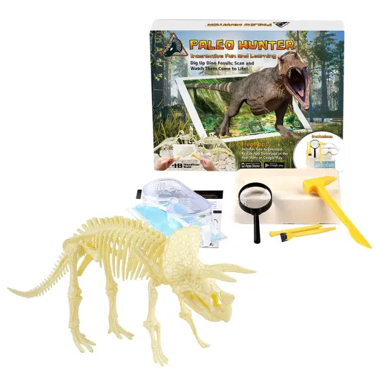 Paleo Hunter&trade; Dig Kit for STEAM Education - Triceratops Rex {1}