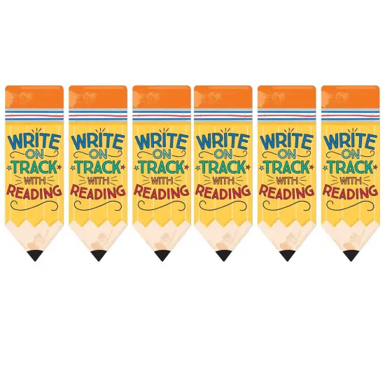 Pencil Write on Track with Reading Bookmarks, 36 Per Pack, 6 Packs {1}