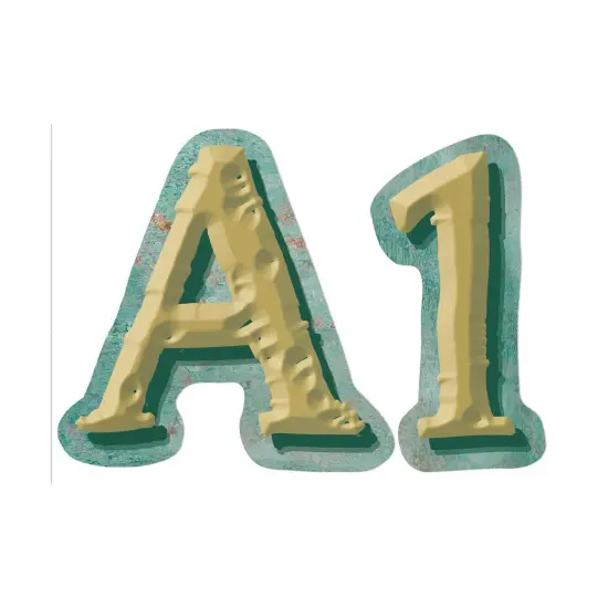 Curiosity Garden Deco Letters, 178 Per Pack, 3 Packs {6}
