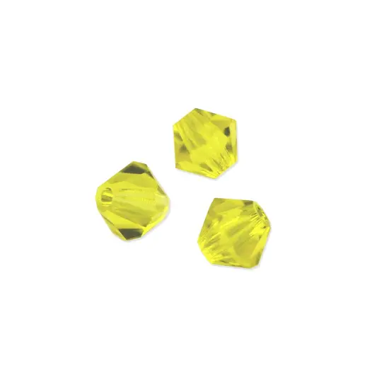 Preciosa Crystal Bicone Bead 4mm Citrine (Package of 50) {1}