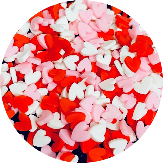 Fake Heart Sprinkles by Glitter Heart Co.&trade; {1}