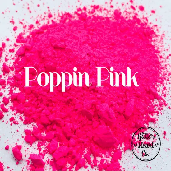 Poppin Pink Neon Mica Powder by Glitter Heart Co.&trade; {2}