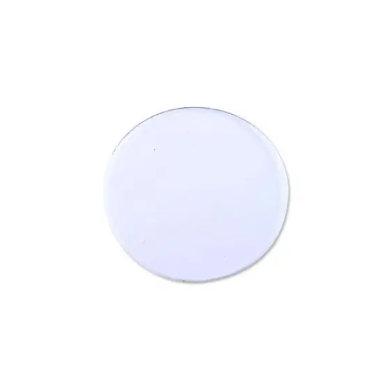 JewelrySupply Plastic Disc 1/2" Clear (10-Pcs) {1}